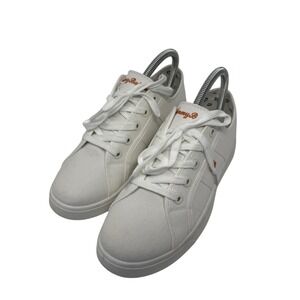 Women's Tommy Bahama Memory Foam Lorena Canvas Lace Up Shoes White New